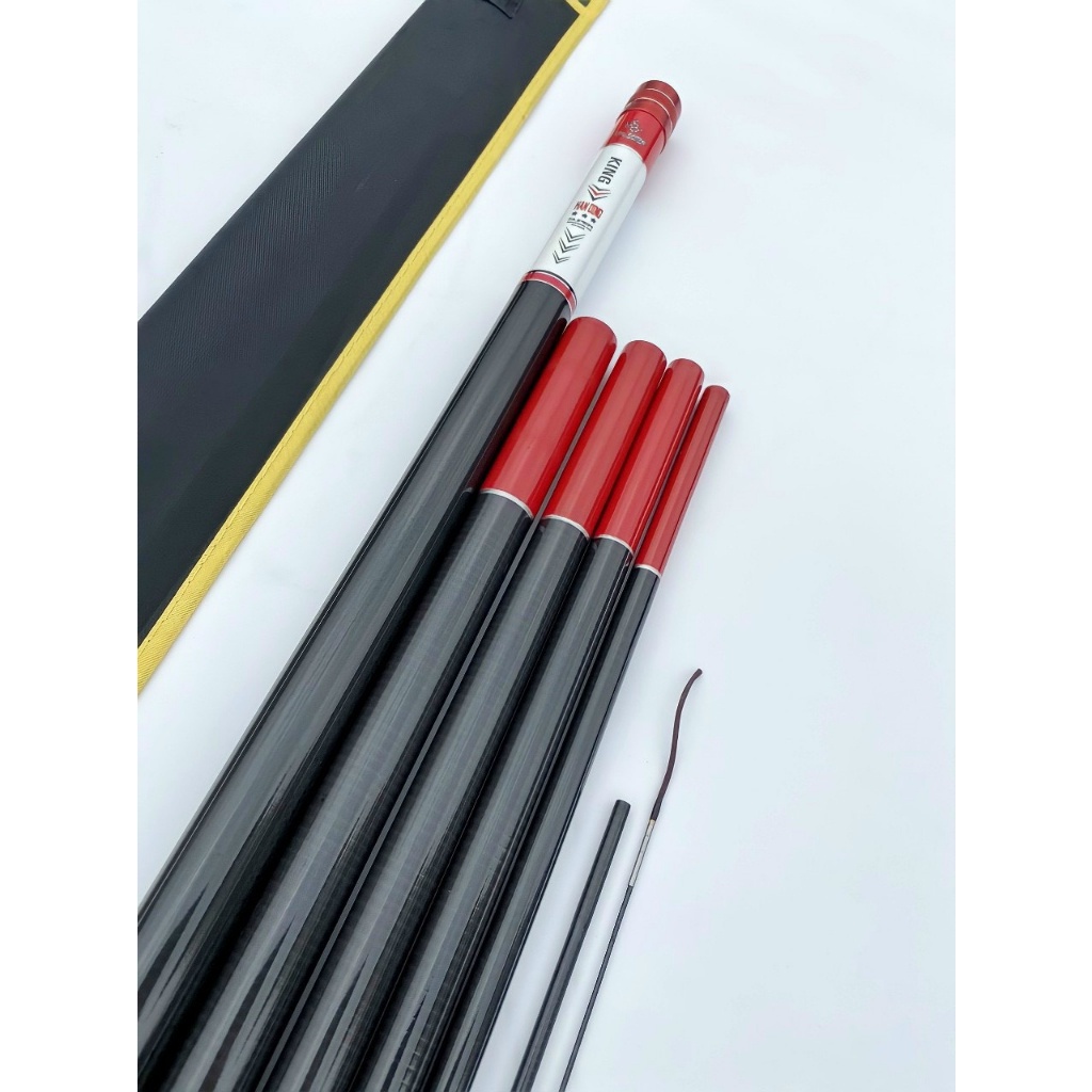 Cần câu tay điếu vương HANDING Điếu Vương 5h carbon 8 lớp chính hãng cao cấp câu đài đơn ANam-Fishing