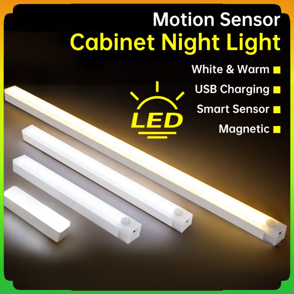 Đèn cảm biến thông minh Đèn led không dây Cảm biến tự động Đèn tường Tủ quần áo Hành lang phòng ngủ-Đèn tủ quần áo đa kích thước toàn cầu
