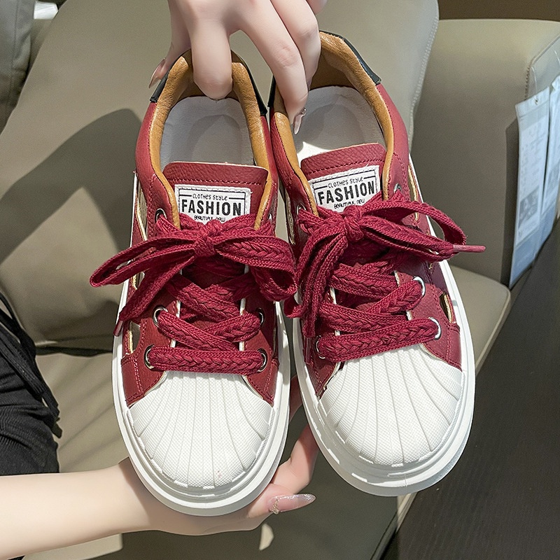 C＆S  Giày thể thao giày nữ giày bánh mì nữ đế cao 2023 Siêu Mềm Xinh Xắn FYD23904US 36Z230906