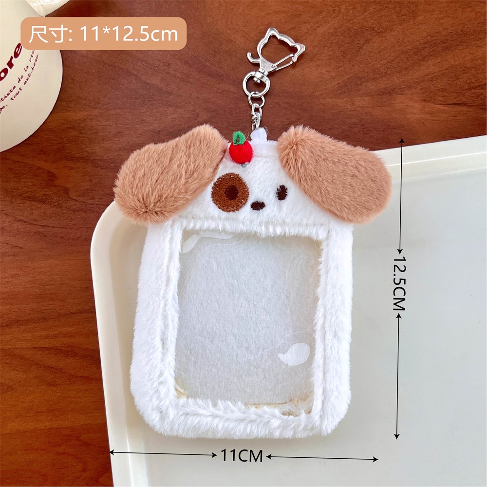 Dễ Thương Túi Đựng Thẻ Hình Động Vật Nhồi Bông Đáng Yêu Dành Cho Học Sinh