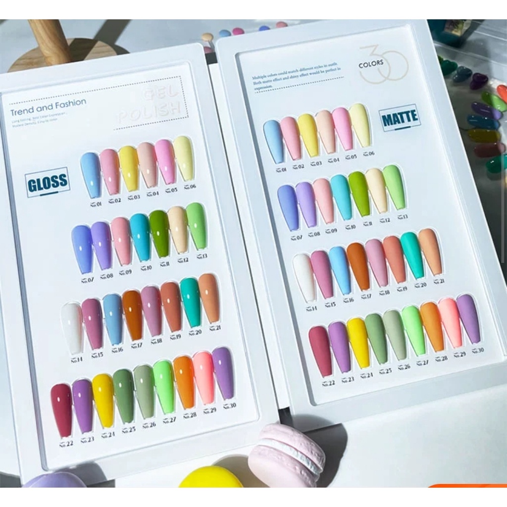 Sơn gel AS MCL Chai Xanh 30 Màu chai 15ml - manh219