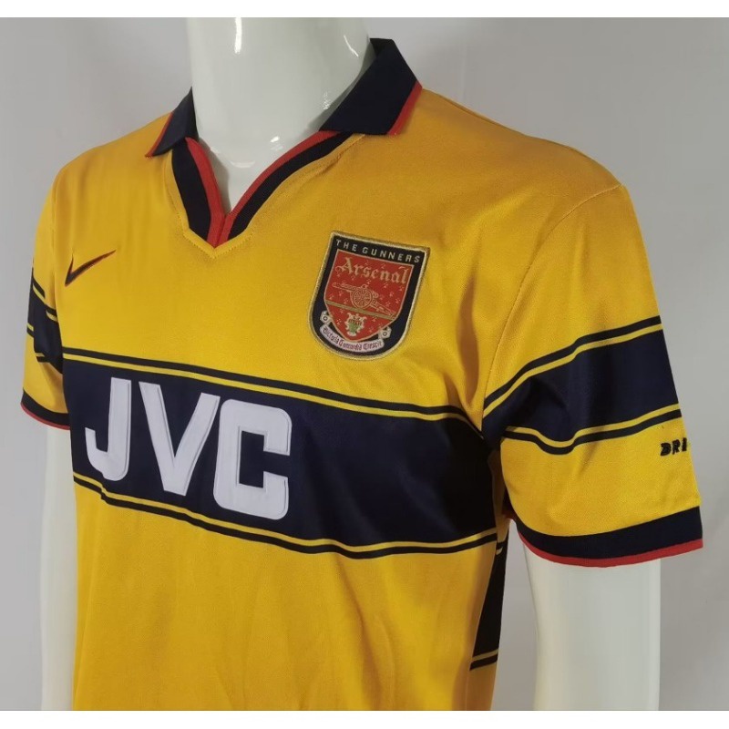 Áo Thun Thể Thao Tay Ngắn 1997-99 arsenal Phong Cách vintage Cho Nam