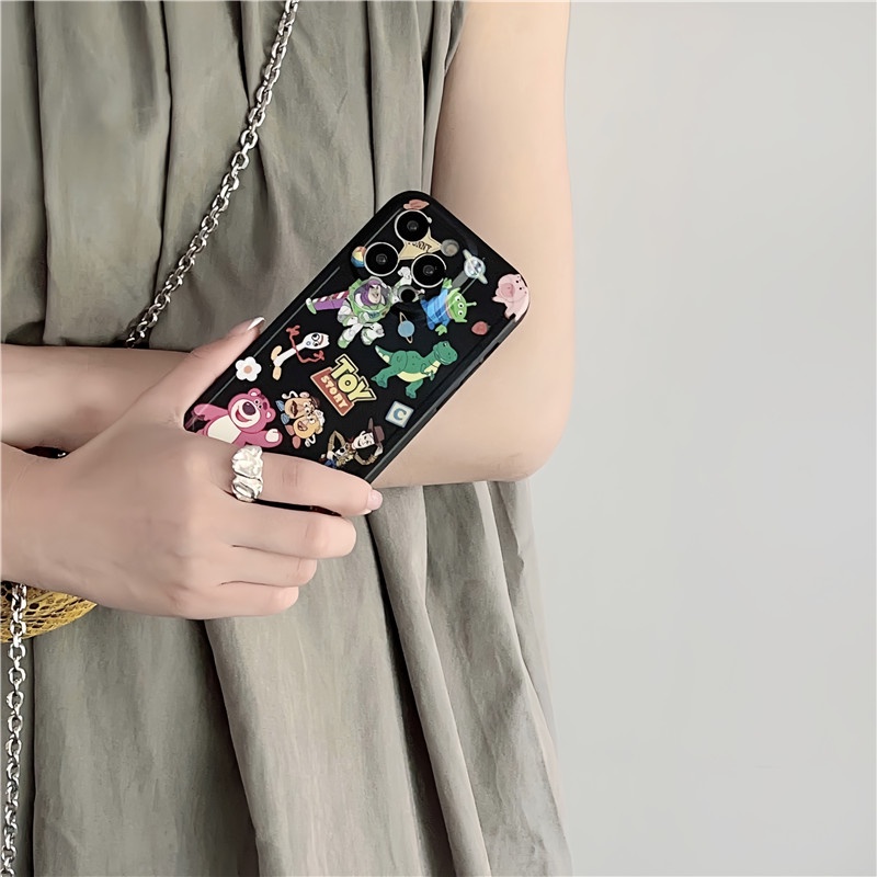 Ốp Điện Thoại Mềm Hình Gấu Hoạt Hình Cho iphone14 14pro 14promax 13 13pro 13promax 12 12pro 12promax 11