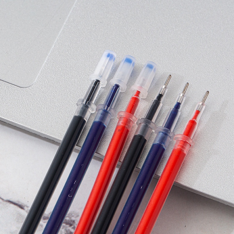 Ngòi bút gel nước 0.5mm dài 13cm MỰC ĐEN, XANH, ĐỎ - ChanBe Store