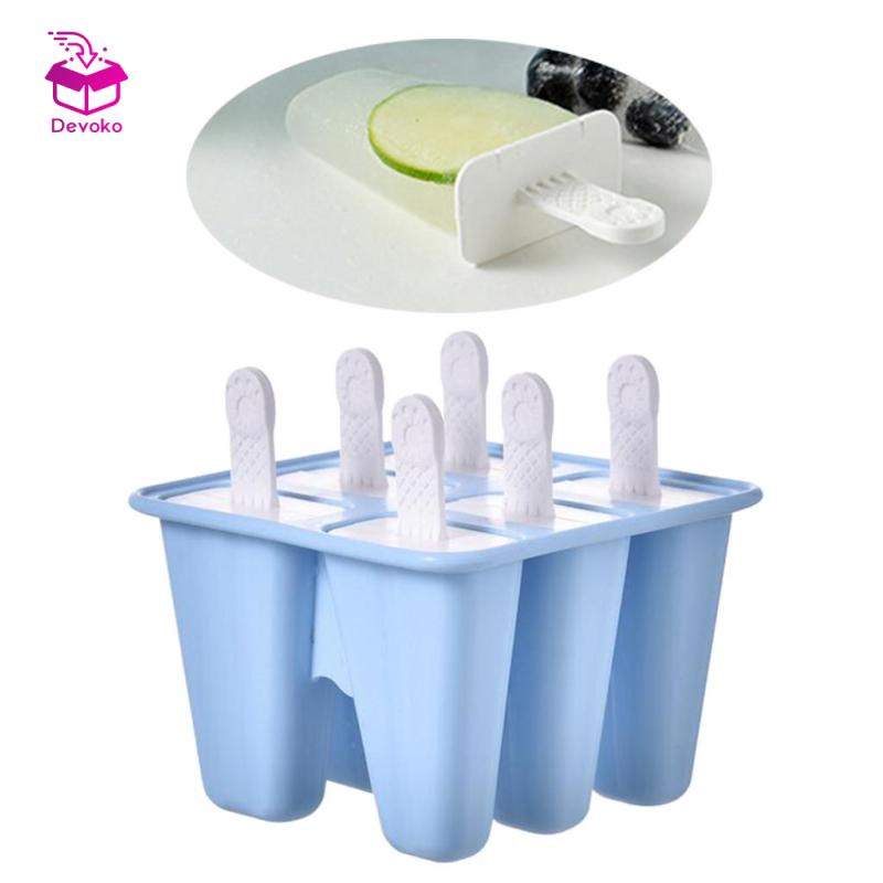 Khuôn Làm Kem Que Bằng silicone diy Có Thể Tái Sử Dụng Cho Trẻ Em