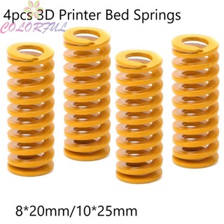 Easy to install 4pc hot bed leveling springs for creality ender 2 3 4 cr 10s pro