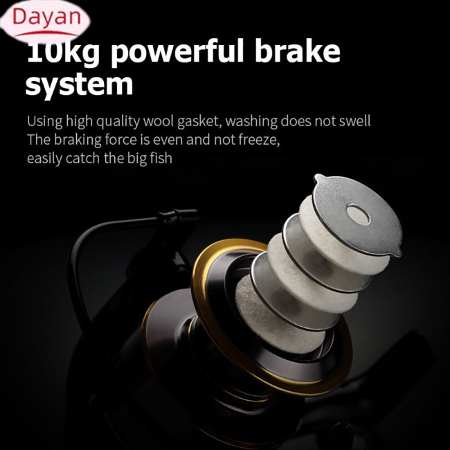 Máy Câu Cá he500-7000 Bằng Kim Loại Siêu Mịn