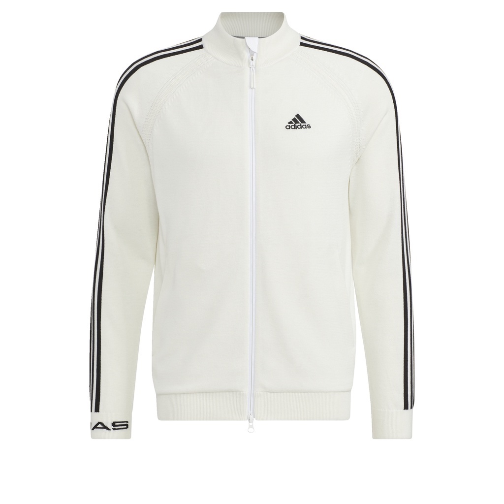 adidas Đánh gôn Áo Len Dài Tay 3 Sọc Nam trắng HP1993