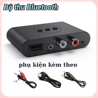 Bộ Thu Âm Thanh USB Mới Bluetooth 5.0 NFC RCA Jack 3,5mm Cho Loa Ô Tô - LAMJAD