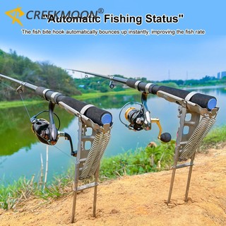 Giá đỡ cần câu cá tự động có lò xo tiện dụng