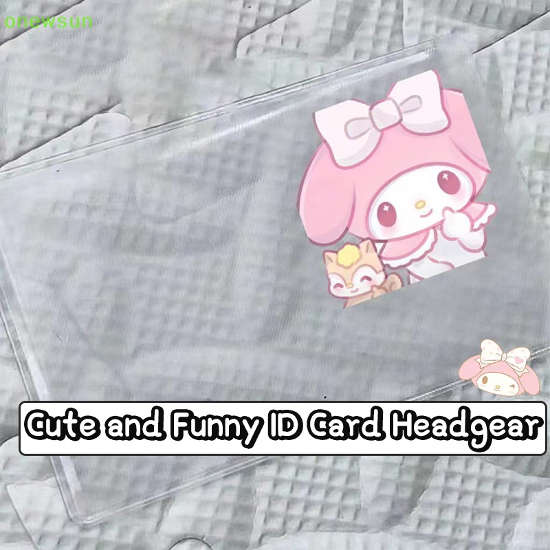 SANRIO Hộp Đựng Thẻ Tín Dụng / Danh Thiếp / Danh Thiếp Trong Suốt Chống Thấm Nước Mới