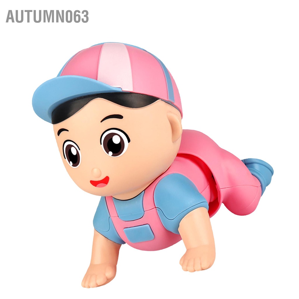 Âm thanh cho bé Đồ chơi bò nhẹ Tương tác Học tập sớm Thời gian nằm sấp Phát sáng Autumn063