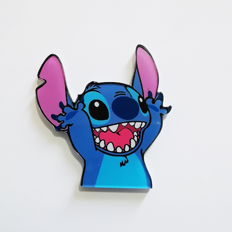 Ghim Cài Áo Bằng acrylic Hình stitch disney Đáng Yêu