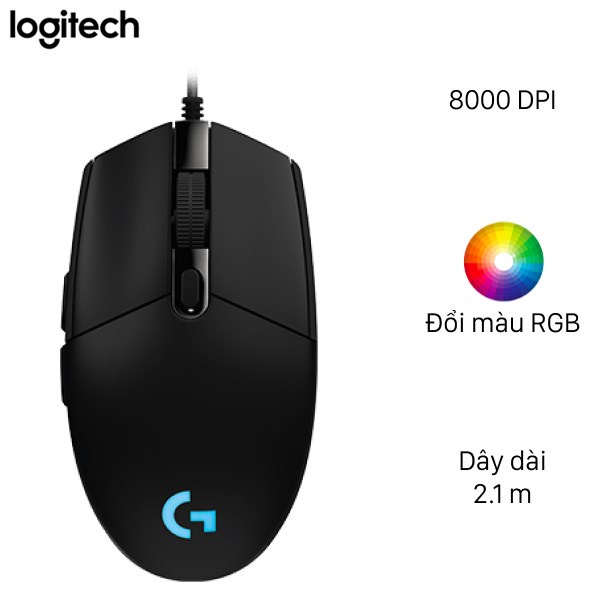 Chuột Máy Tính Có Dây Mouse Gaming Logitech G102 Chơi Game Cực Chất