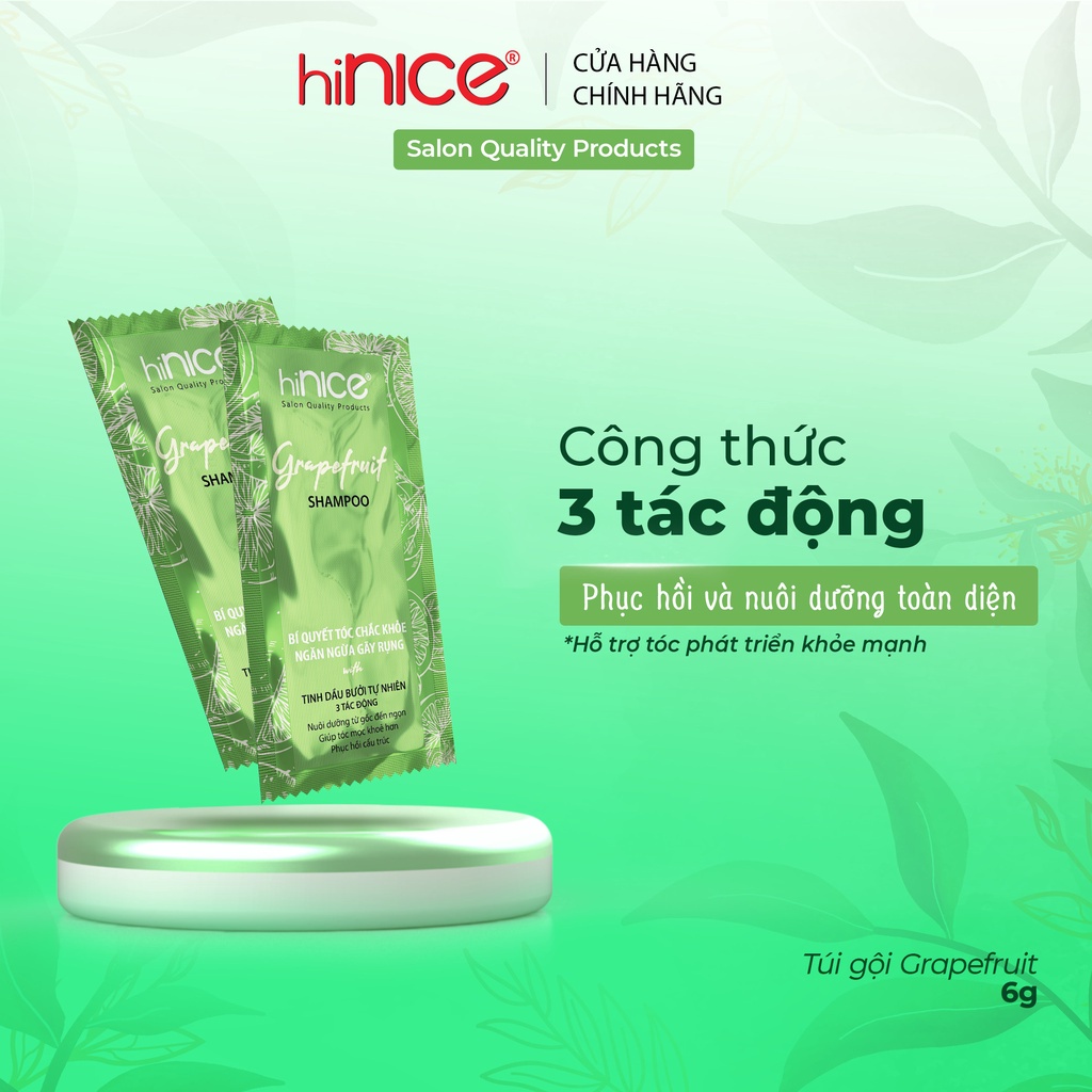 Dây Dầu Gội Tinh Dầu Bưởi hiNICE ngăn ngừa gãy rụng