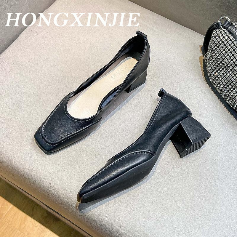 HONGXINJIE  dép sandal nữ đế cao giày cao gót nữ đi chơi giày sandal Thời thượng Thời trang Phong cách đơn giản Tiện lợi FYD2391GYP38Z230919