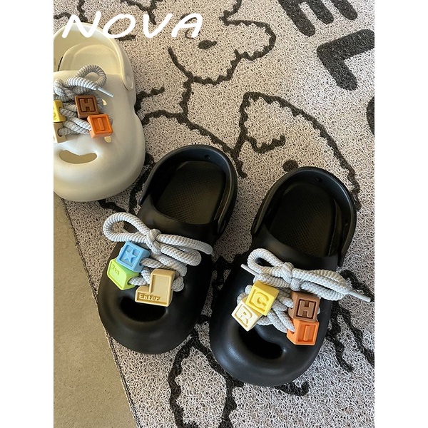 NOVA dép cross dép nữ dép bánh mì nữ dép bánh mì nữ Chống Trượt Thể thao Tinh tế Phóng khoáng Thanh lịch B21H0JG38Z230920