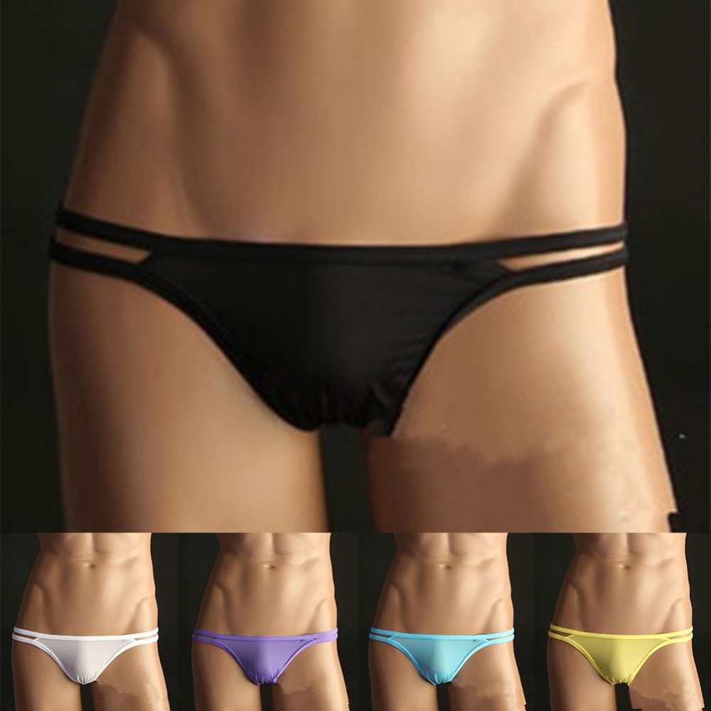 Quần Lót Nam polyamide / nylon Trơn Dây g-string Thoáng Khí