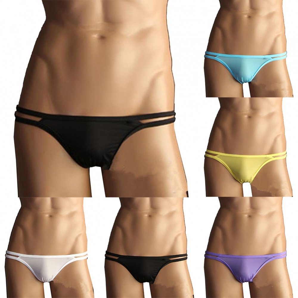 Quần Lót Nam polyamide / nylon Trơn Dây g-string Thoáng Khí