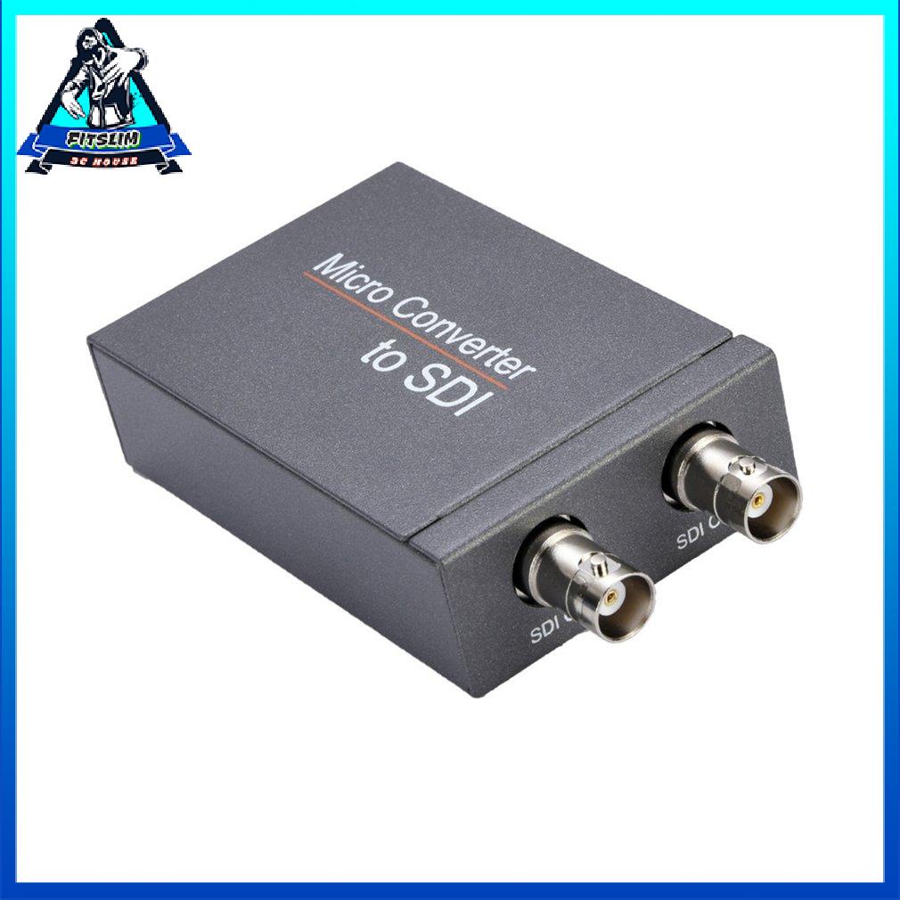Micro Hdmi-Compatiable To Sdi Converter With Power 1080P Video Audio Splitter