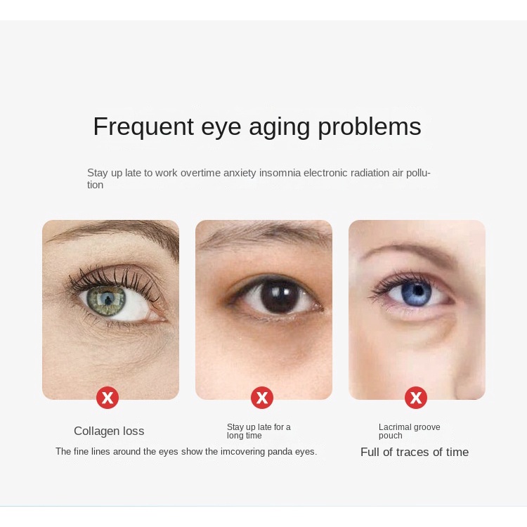 Mặt Nạ Mắt Axit hyaluronic Tan Trong Quầng Thâm Làm Săn Chắc Dưỡng Ẩm Và Làm Sáng Da