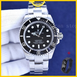 Đồng hồ rolex nam automatic Sang Trọng Đồng Hồ Cơ Tự Động Chống Thấm Nước Chất Liệu Thép Không Gỉ 6714