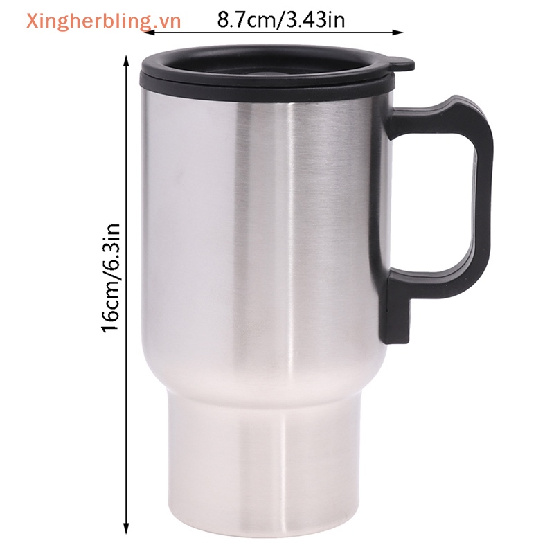 Bình Đun Nước Nóng Bằng Thép Không Gỉ Cho Xe Hơi xbvn 12v 450ml