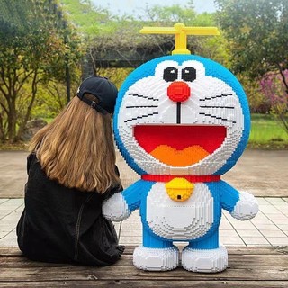 Mô Hình lắp ghép Doraemon 93cm ,Doraemon múa lân 67cm, thần tài 40cm,Doraemon 22cm,mô hình lắp ráp trang trí phòng khách