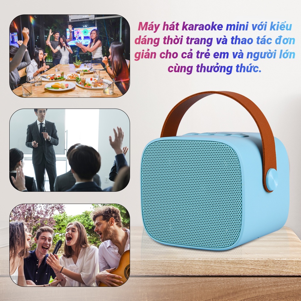 Loa micro Bluetooth karaoke K1-LAMJAD mẫu mini dễ thương, âm thanh siêu hay, thiết kế nhỏ gọn, sang trọng