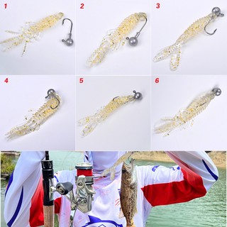 Mồi Câu Cá Giả Hình Tôm Mềm r802