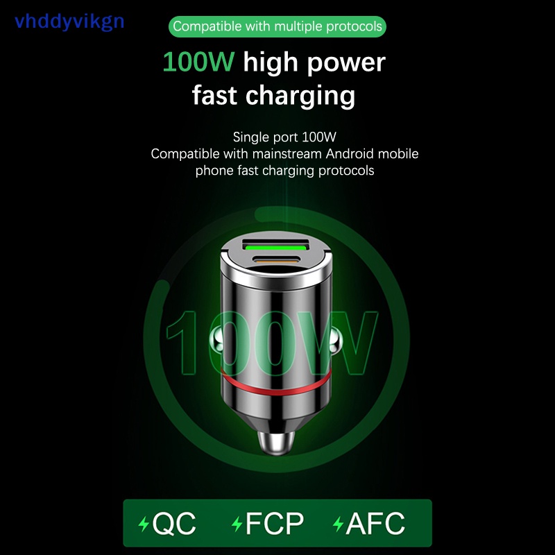 Tẩu Sạc Nhanh vhdd 200w mini Hai Cổng usb Cho iphone 13 12 xiaomi huawei samsung vn