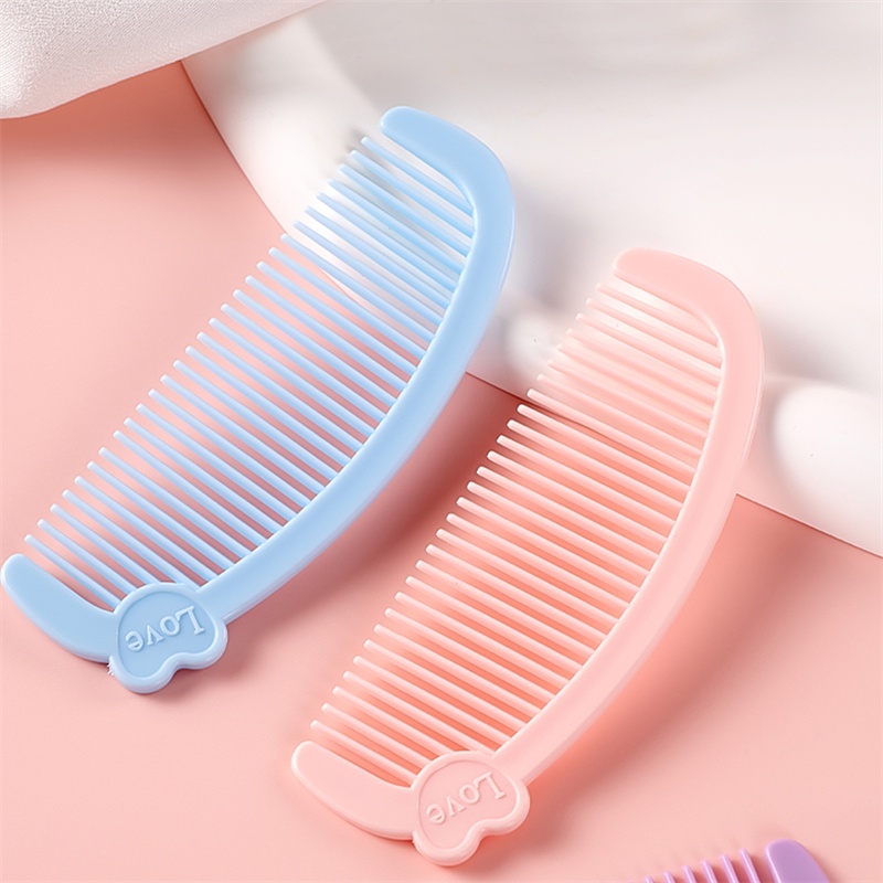 Hoạt Hình Lược Chải Tóc mini Cầm Tay Hình Trái Tim Dễ Thương Cho Học Sinh