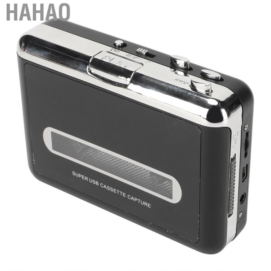 Hahao Cassette To MP3 Converter  Lightweight HiFi Stereo  Retro Multifunctional with Detachable Speaker for Home