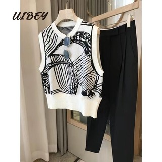 Tuân Theo Bán Buôn Áo vest Đan jacquard Cổ Điển 710 #