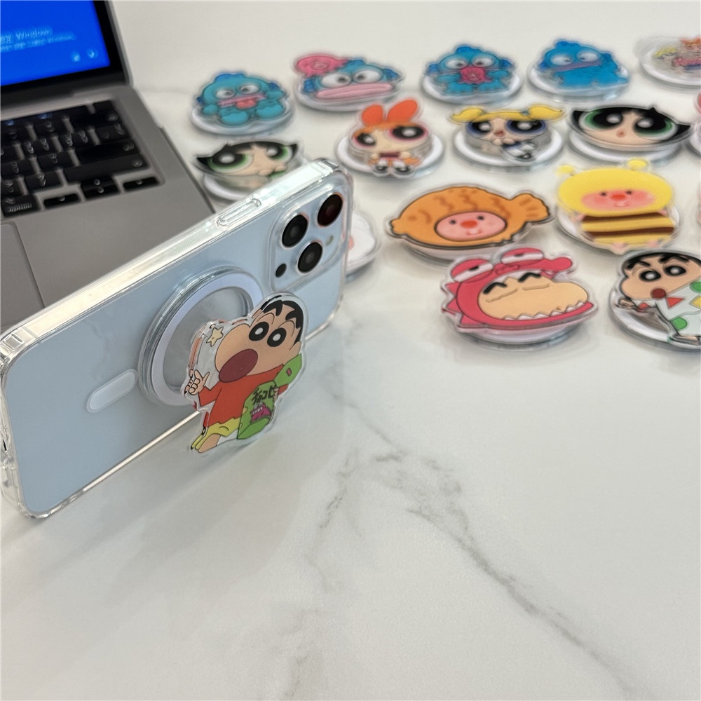 Dễ Thương Giá Đỡ Điện Thoại Có Nam Châm Điều Chỉnh Được Hình Cô Gái Đáng Yêu