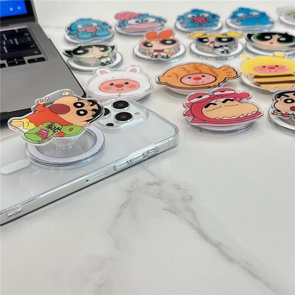 Dễ Thương Giá Đỡ Điện Thoại Có Nam Châm Điều Chỉnh Được Hình Cô Gái Đáng Yêu