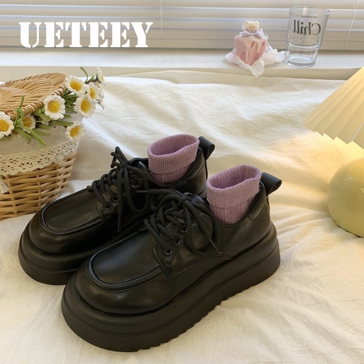 UETEEY giày búp bê dép đế cao Thoải Mái Xinh Xắn  Thể thao và thời trang Màu sắc đa dạng Độn đế Dễ dàng phối đồ B90G05B39Z230927