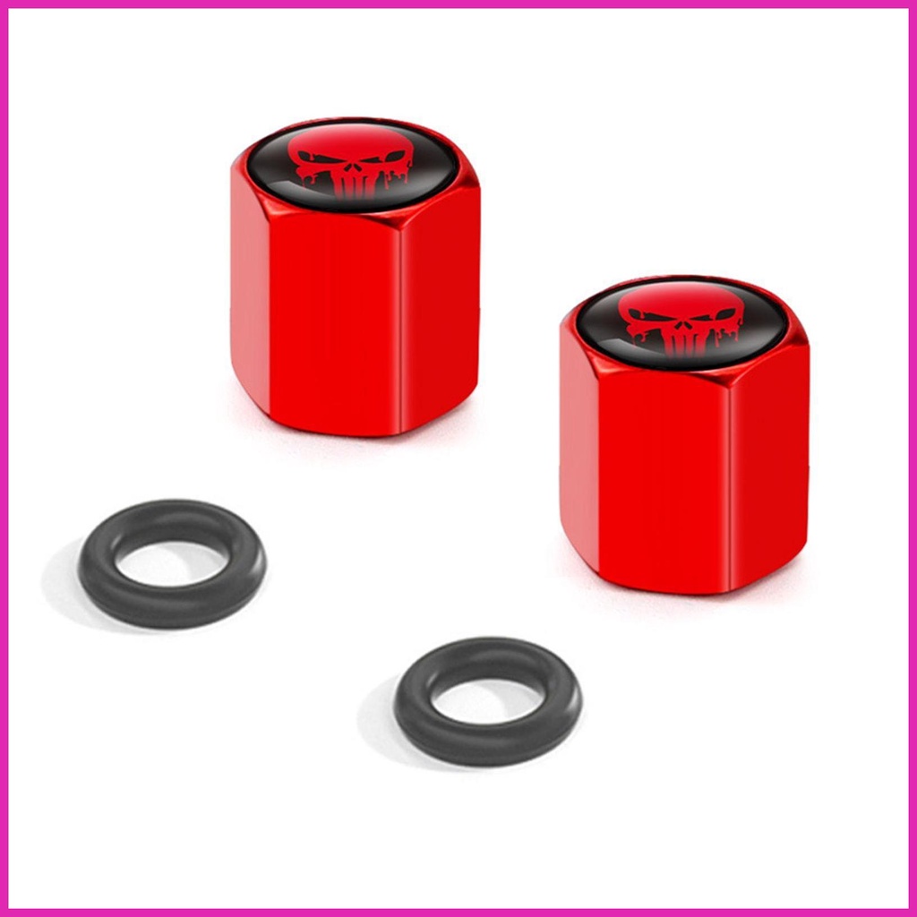 4 Nắp Van Bánh Xe Đạp, Xe Máy, Xe Oto, Bằng Kim Loại Mới