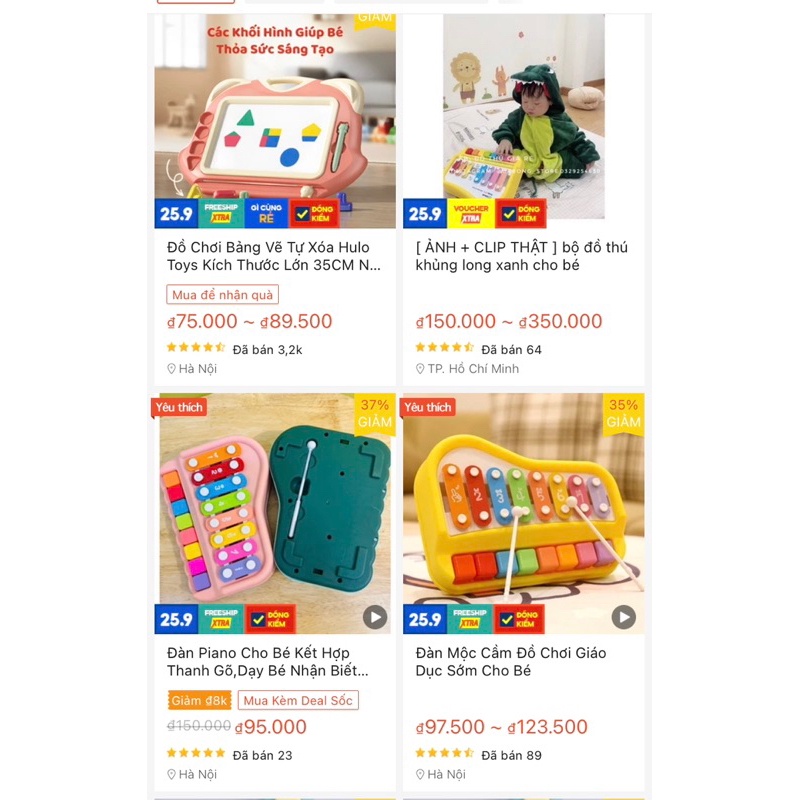 Đàn Piano Cho Bé kết hợp Thanh Gõ 2in1 hkm Similac