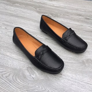 giày mọi da bò thật
