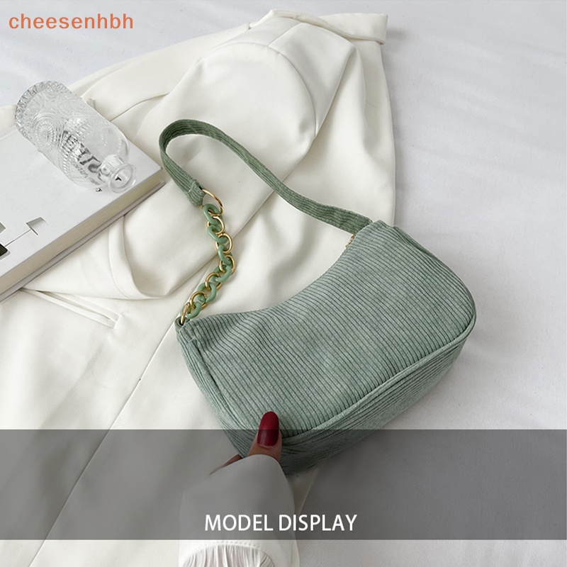 Cheehbh Túi Xách Đeo Vai / Xách Tay Màu Trơn Có Khóa Kéo Thời Trang vintage Cho Nữ vn