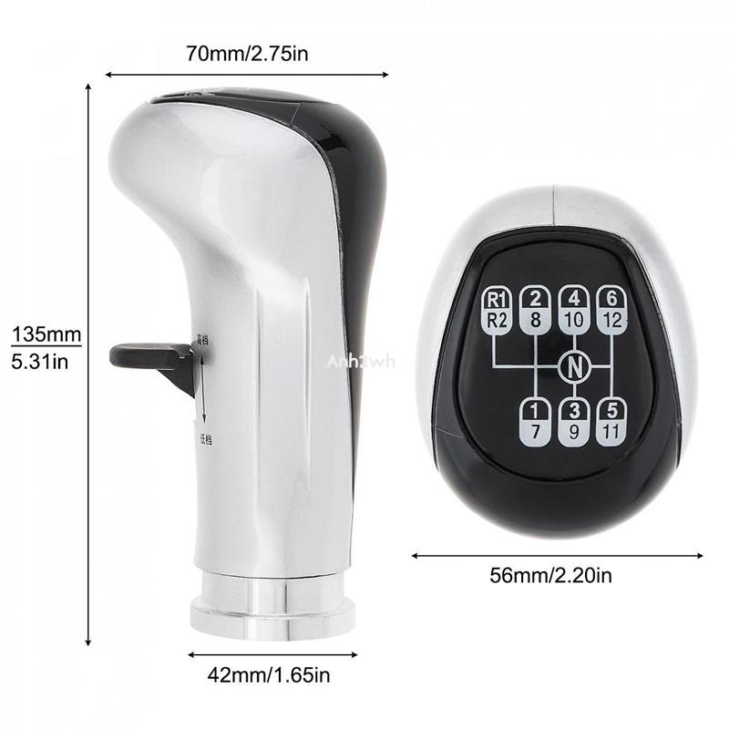 Tay Nắm Cần Số 12 Tốc Độ + r1 + r2 Chuyên Dụng Cho Xe Tải shacman delong truck Spotruk howo a7