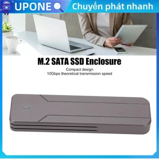 UPONE Vỏ SSD SATA 10Gbps USB3.2 Gen2 Tự Động Ngủ Kim Loại Ổn Định An Toàn M.2 NVME Cho Máy Tính