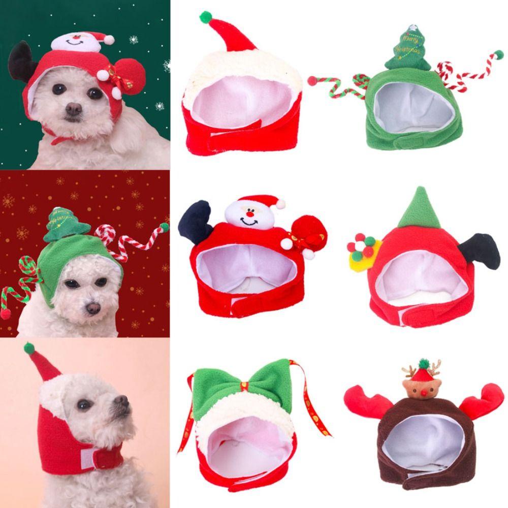Nón Hóa Trang Ông Già Noel Thời Trang Làm Phụ Kiện Chụp Ảnh Cho Thú Cưng