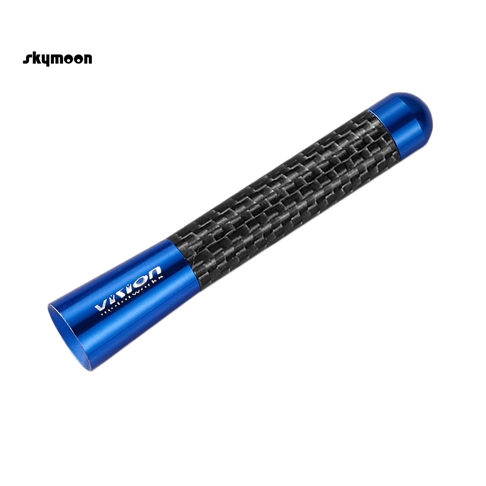 Ăng Ten Ngắn Bằng Thép Không Gỉ Sợi carbon 12cm Thông Dụng Cho Xe Hơi