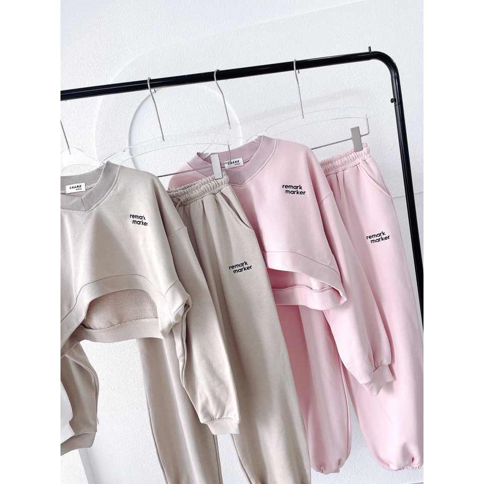 Set bộ thêu 3 màu tay dài