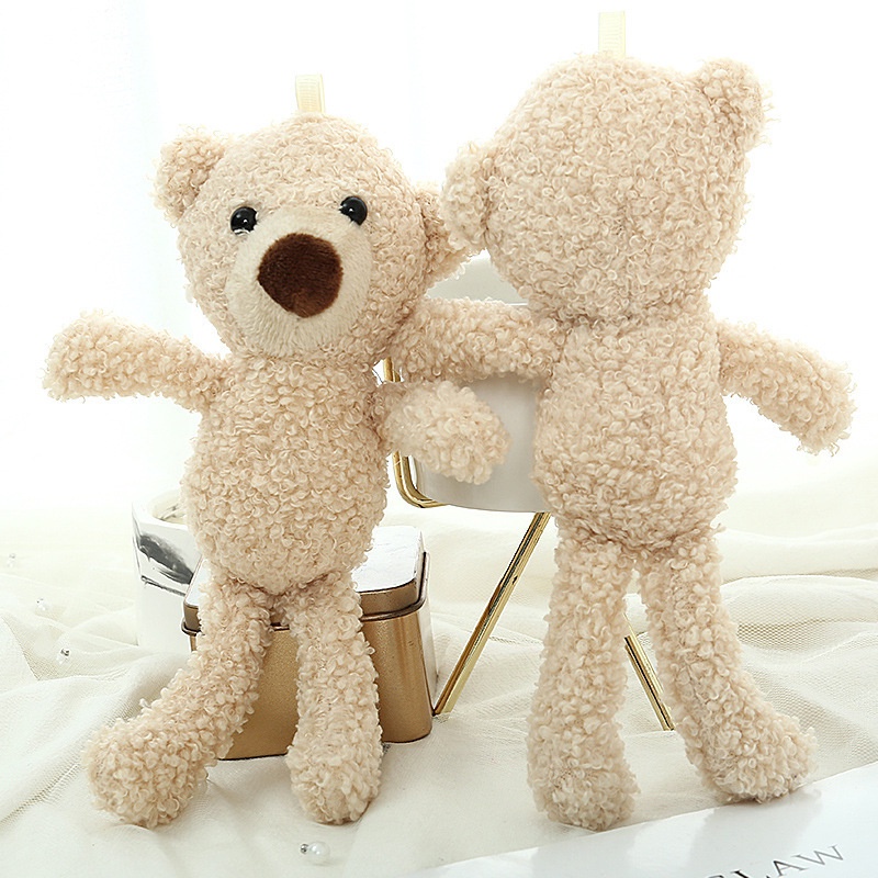 Gấu Bông Mini 20cm Mềm Mại Trang Trí Phòng Bé Gái / Văn Phòng / Xe Hơi
