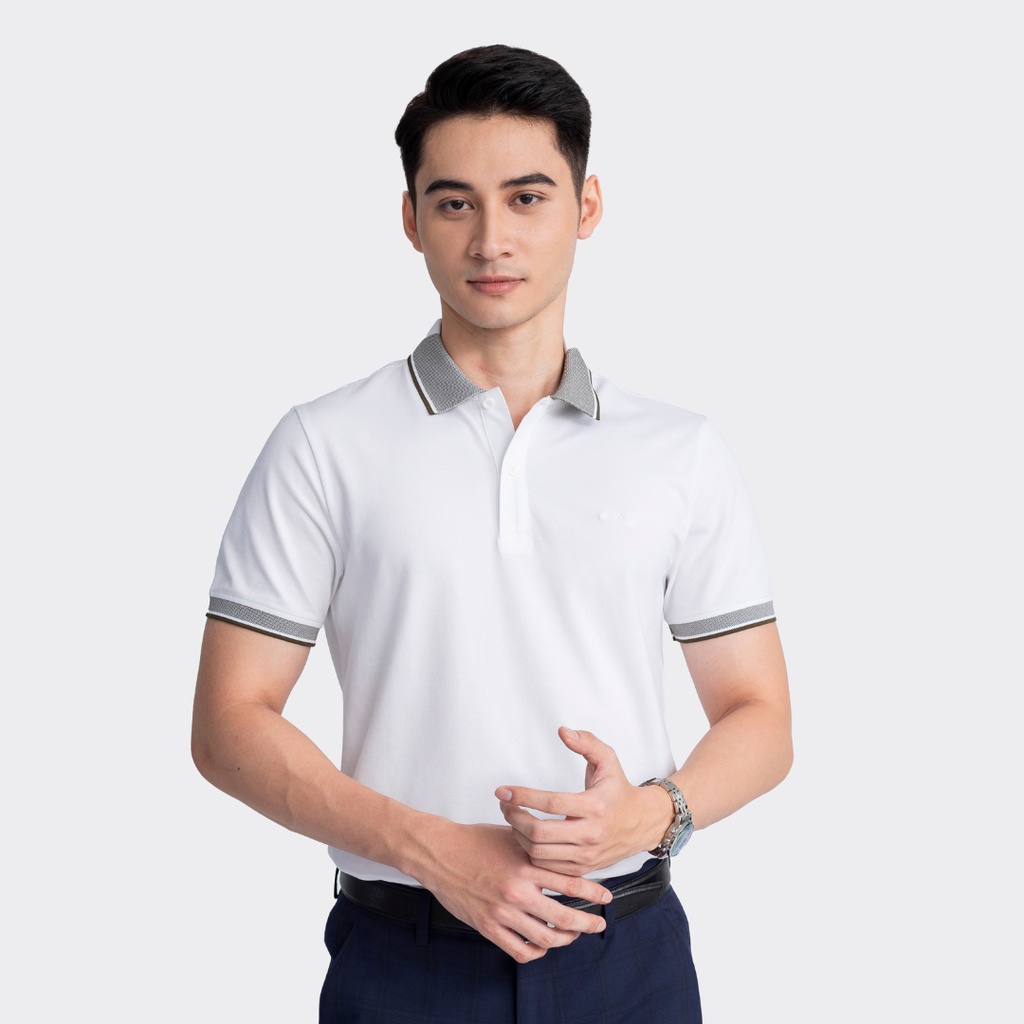 Áo polo nam ngắn tay ARISTINO phom Regular fit, chất liệu Cotton Organic thoáng khí, thấm hút vượt trội - APS166S3