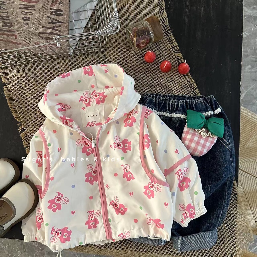 Áo khoác gió 2 lớp dày dặn nhiều mẫu họa tiết cute