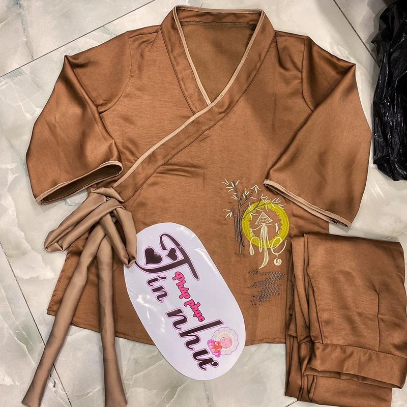 Pháp Phục Thêu Chữ Mẹ Phối Dây siêu xịn